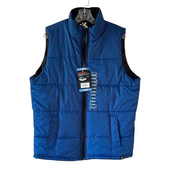 NEW Zeroxposur Men's Blue Puffer Vest - Picture 1 of 5